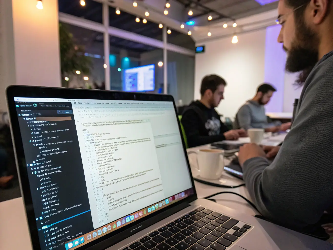 A screenshot of an active online forum with students engaging in discussions about programming concepts and sharing code snippets.