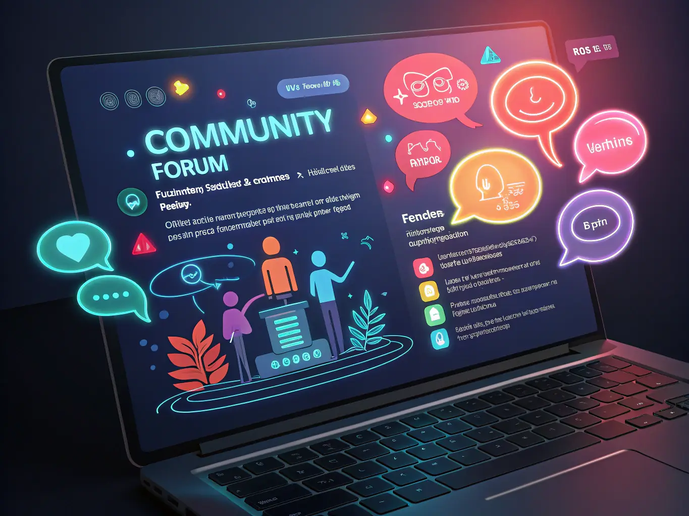 A screenshot of a vibrant online forum with active discussions on various programming topics. The forum is well-organized and easy to navigate.